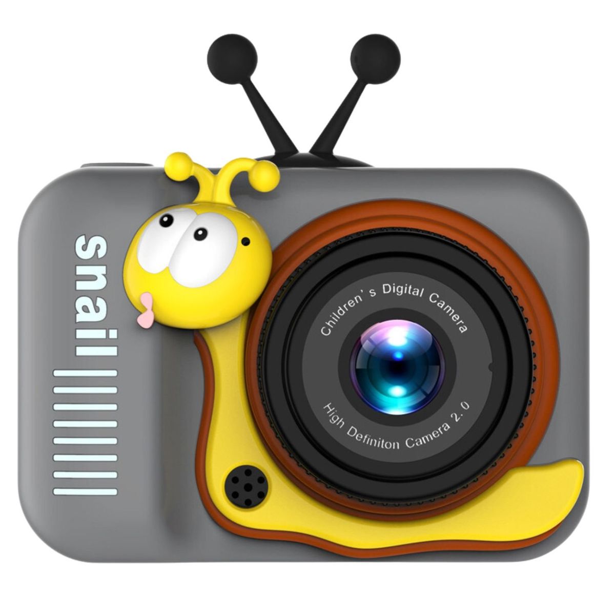 GENERICO - Cámara Digital HD para Niños Juegos Selfie SQ-XJ03 Negro