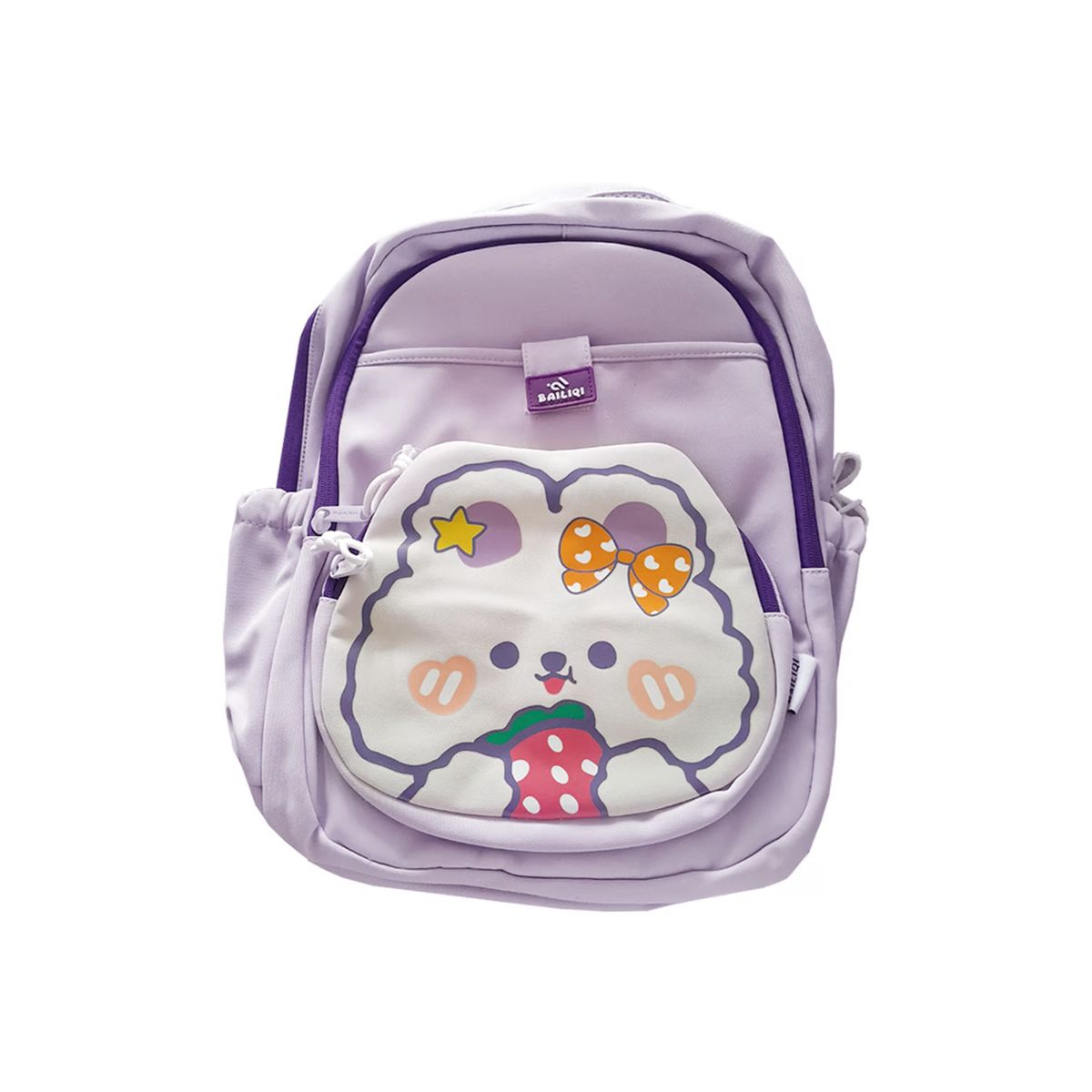 GENERICO - Mochila Kawaii Perrita Lila IP 9022