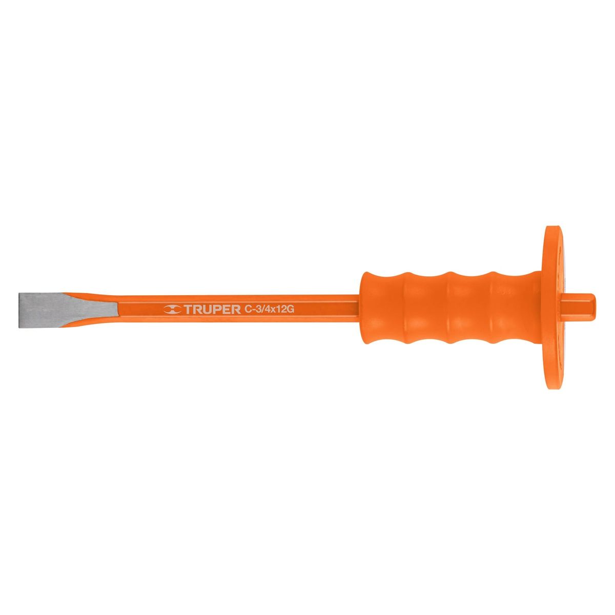 TRUPER - Cincel de corte frío 34 X 12 con grip Truper