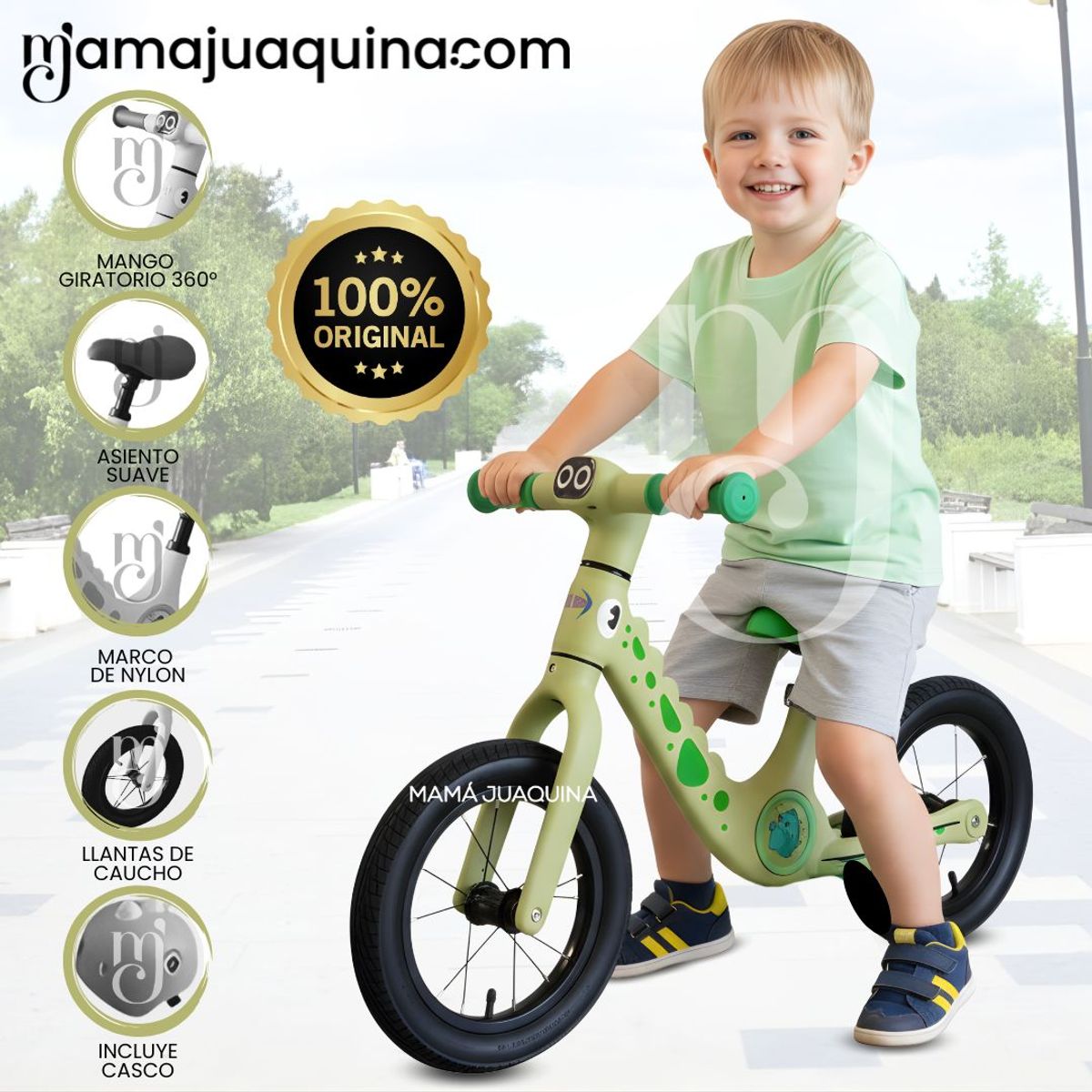 BABY - Bicicleta De Equilibrio «GIRAFFE» Green