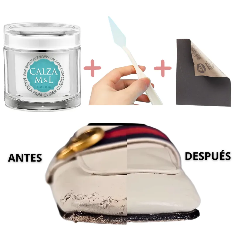 GENERICO - Masilla renovar cuero resanar cuero liquido calzado cartera
