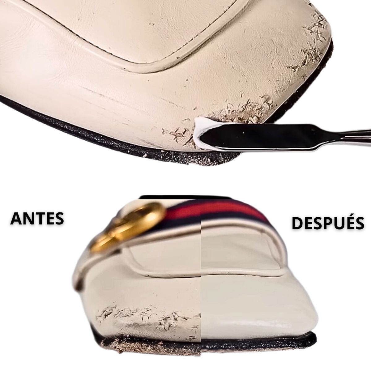 GENERICO - Masilla renovar cuero resanar cuero liquido calzado cartera