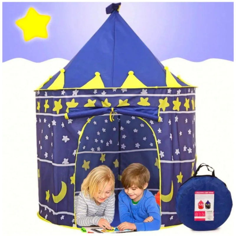 INSPIRA MARKET - Carpa Castillo Tienda de Juegos Plegable Portátil Niño