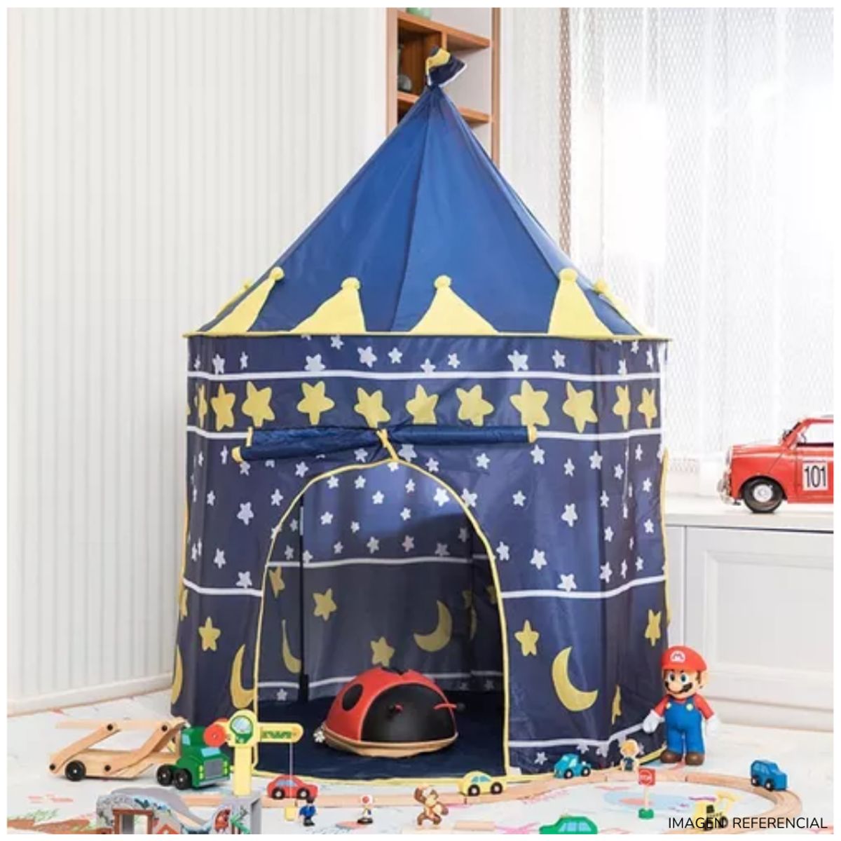 INSPIRA MARKET - Carpa Castillo Tienda de Juegos Plegable Portátil Niño