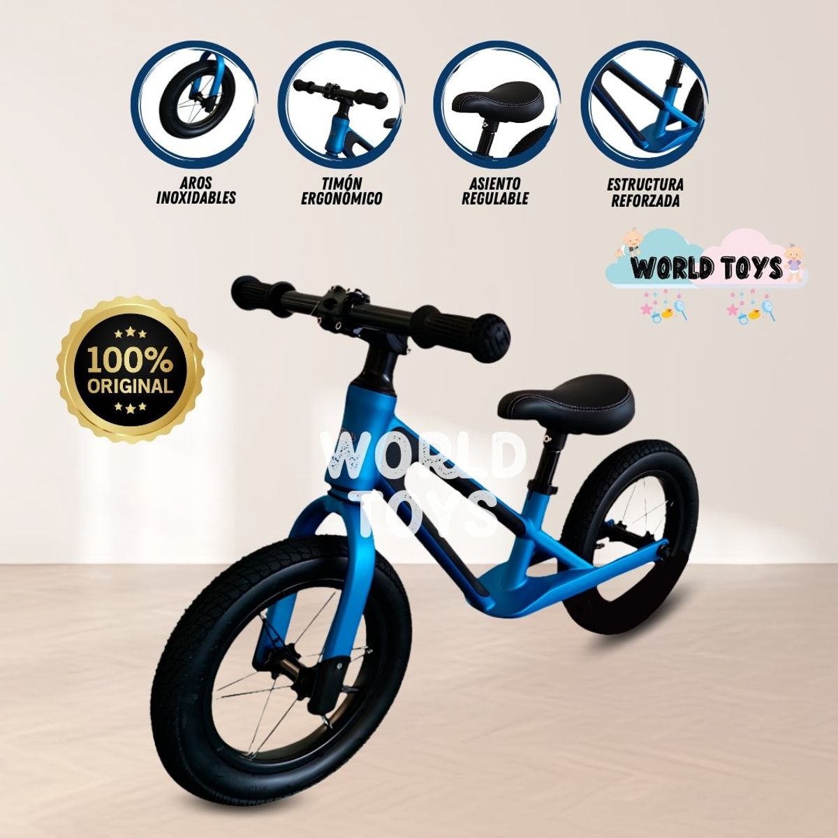 BABY - Bicicleta De Equilibrio «THALOS MT» Blue