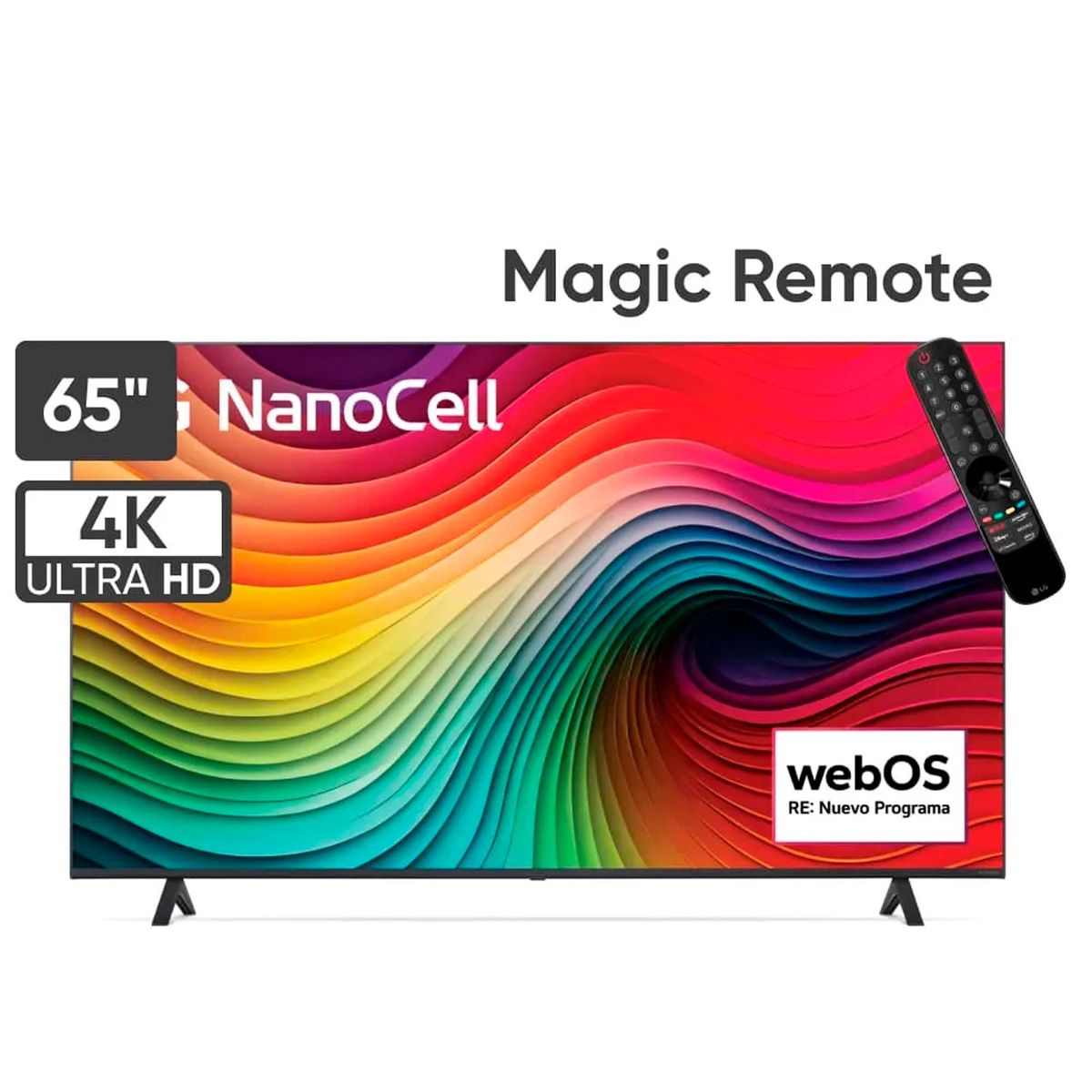 LG - Televisor LG NanoCell 65 UHD 4K ThinQ AI 65NANO80TSA