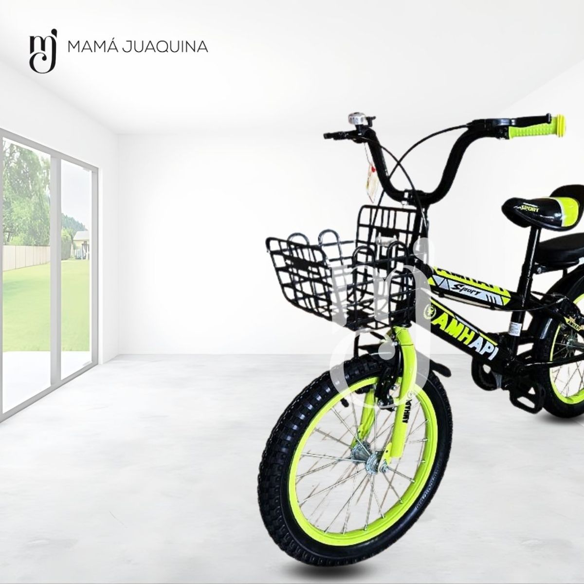 BABY - Bicicleta Para Niños Aro 16 «AMHAPPY» Green