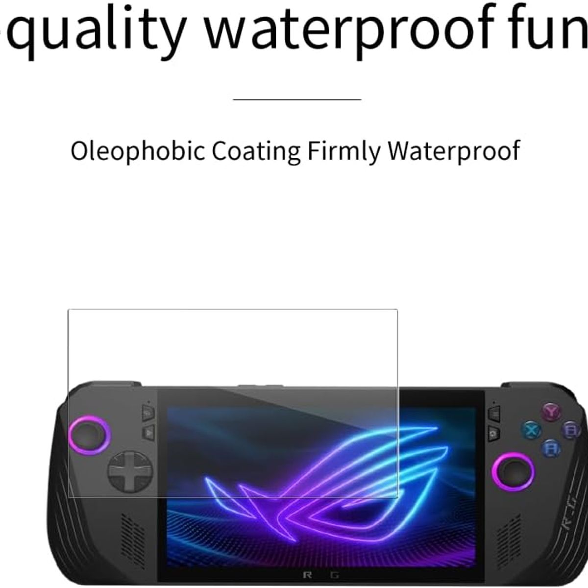 GENERICO - Protector de Pantalla Mica Vidrio Templado Asus Rog Ally X 2024 x2 und