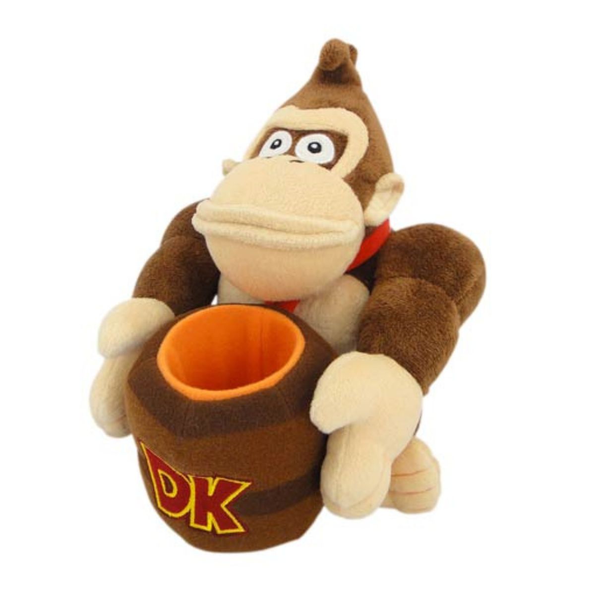 LITTLE BUDDY - Donkey Kong con Barril - Peluche Super Mario Bros Nintendo