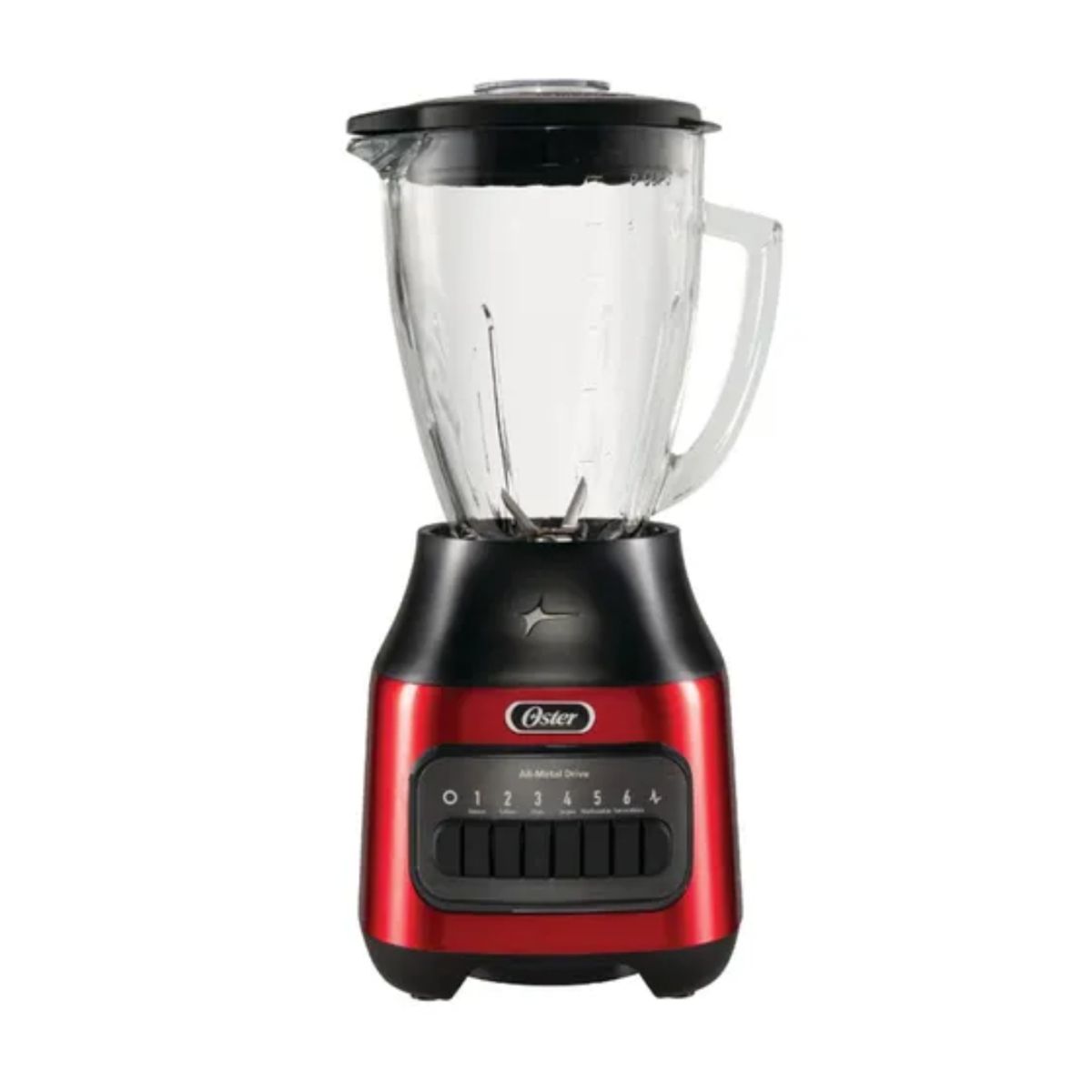 OSTER - Licuadora Oster® 1.5L de 6 Velocidadades BLSTPEG-CPB Rojo