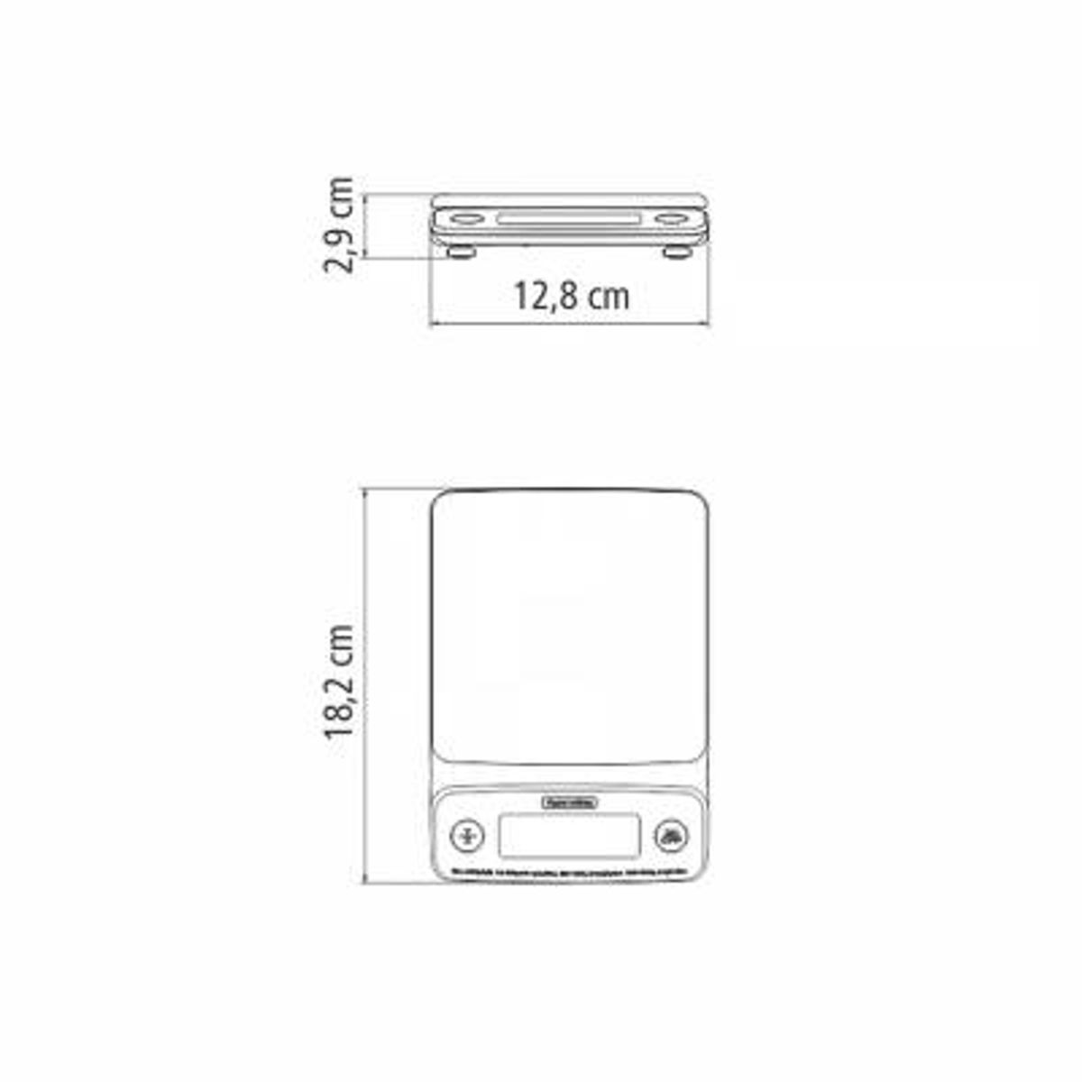 TRAMONTINA - Balanza Digital DAlta Precision 61101050 Tramontina