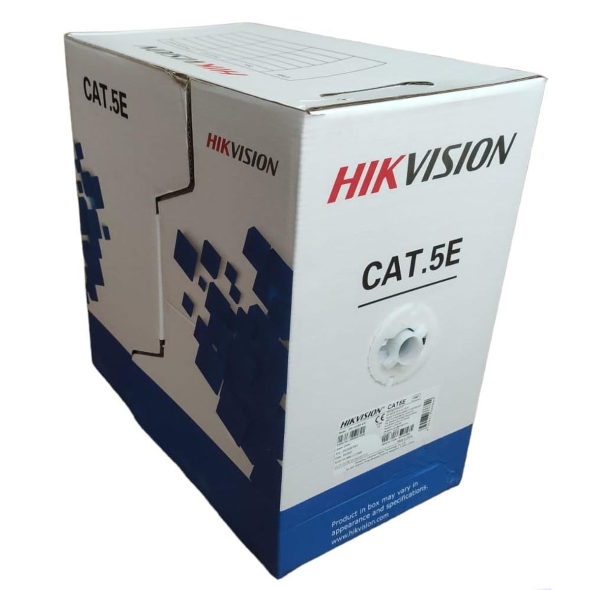 HIKVISION - Rollo Cable de cobre Cat 5e HIKVISION DS-1LN5E EE AWG 25 305 metros