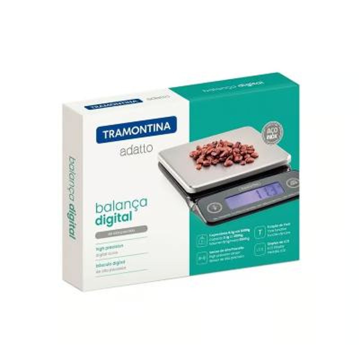 TRAMONTINA - Balanza Digital DAlta Precision 61101050 Tramontina