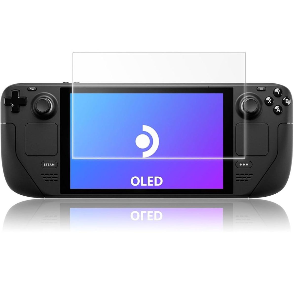 GENERICO - Protector Pantalla Mica de vidrio Templado Steam Deck Oled 2023 x2 uni