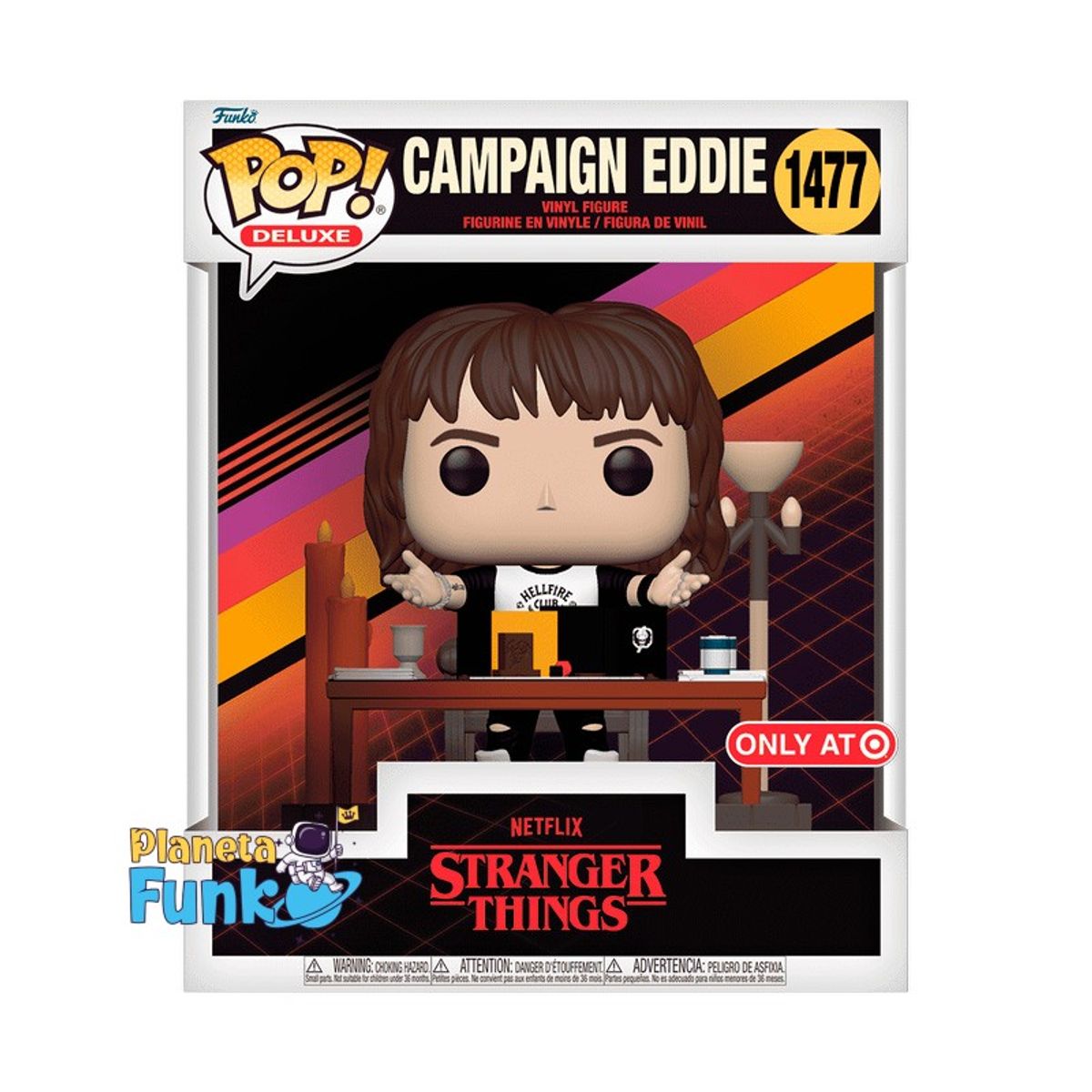FUNKO - STRANGER THINGS CAMPAIGN EDDIE FUNKO DELUXE