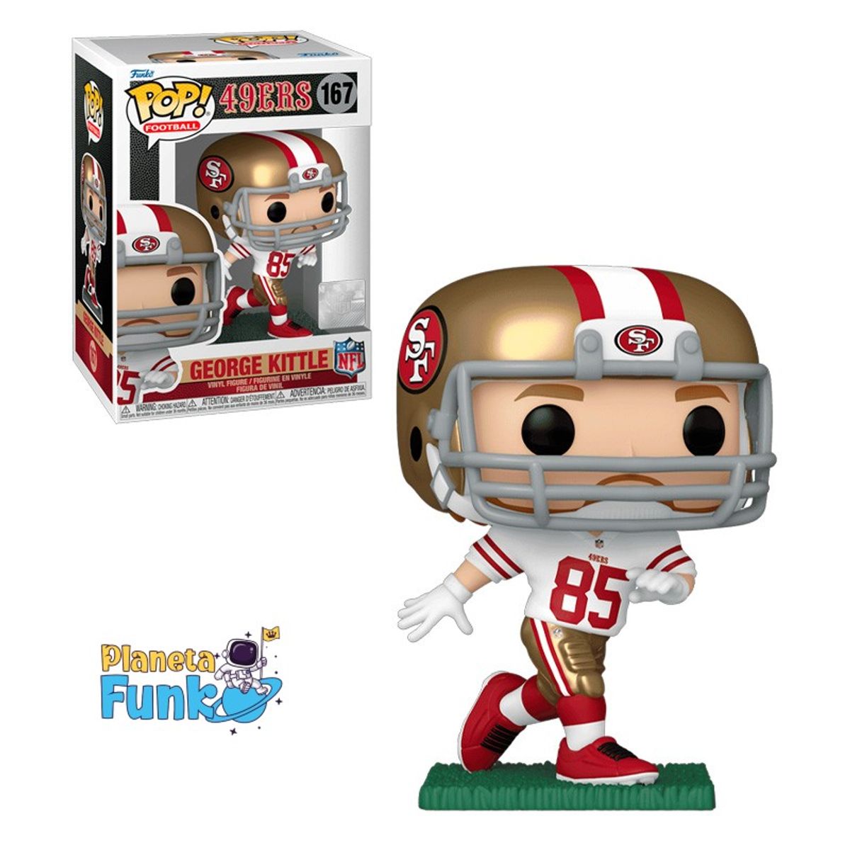 FUNKO - NFL FUTBOL 49ERS GEORGE KITTLE FUNKO POP