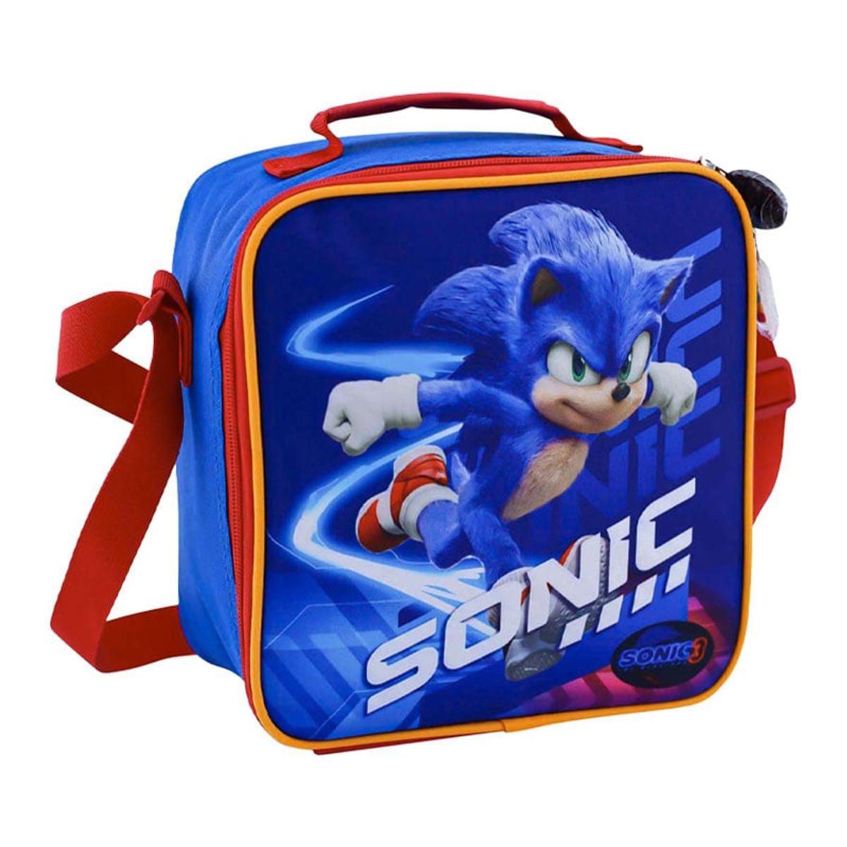 SCOOL - LONCHERA KOMBAT CUADRADA TELA SONIC MOVIE