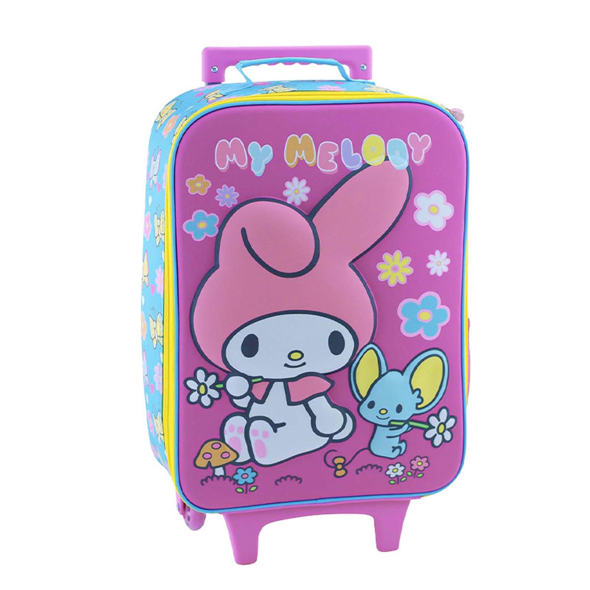 SCOOL - SET KOMBAT MOCHILA + LONCHERA + CARTUCHERA TELA MY MELODY 3D