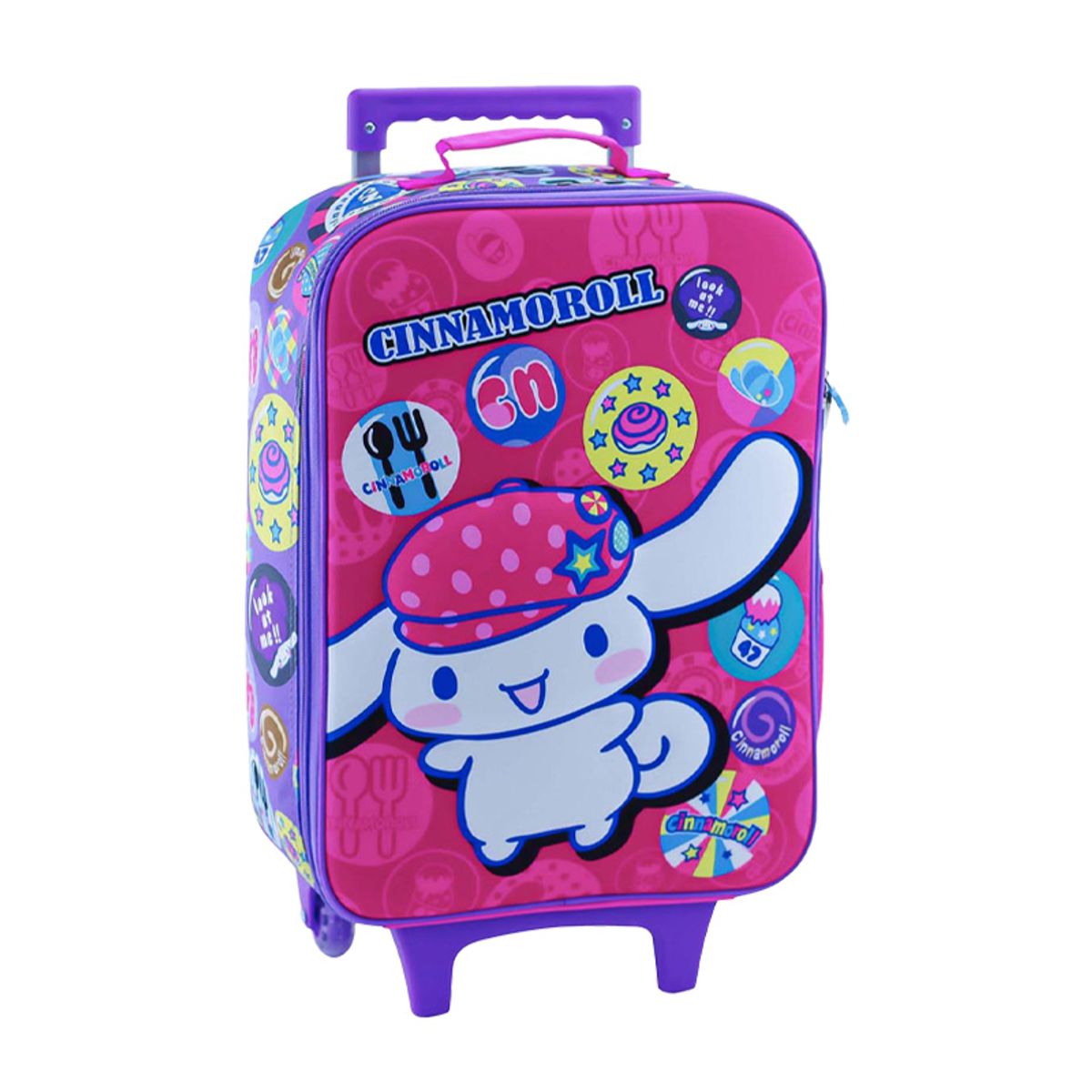 SCOOL - SET KOMBAT MOCHILA + LONCHERA + CARTUCHERA CINNAMOROLL 3D