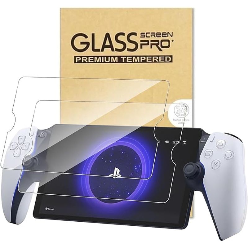 GENERICO - Protector Pantalla Mica Vidrio Templado Playstation 5 PS5 Portal x2 un