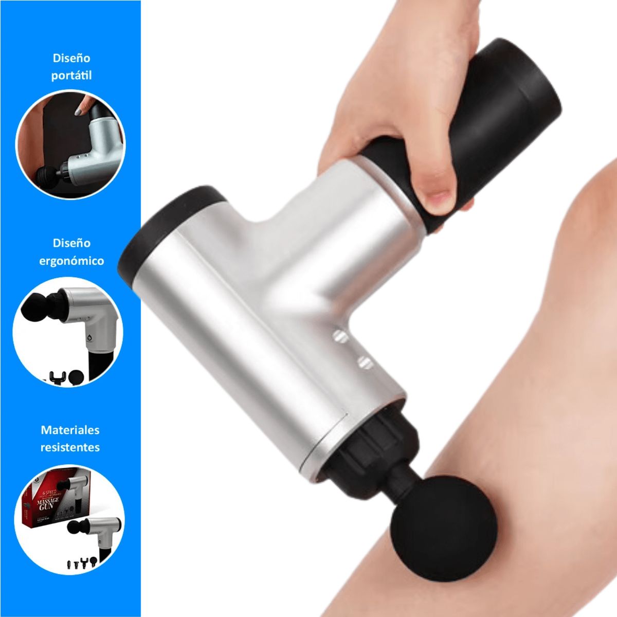 OEM - Alivio Muscular Total: Descubre la Pistola de Masaje 5 en 1