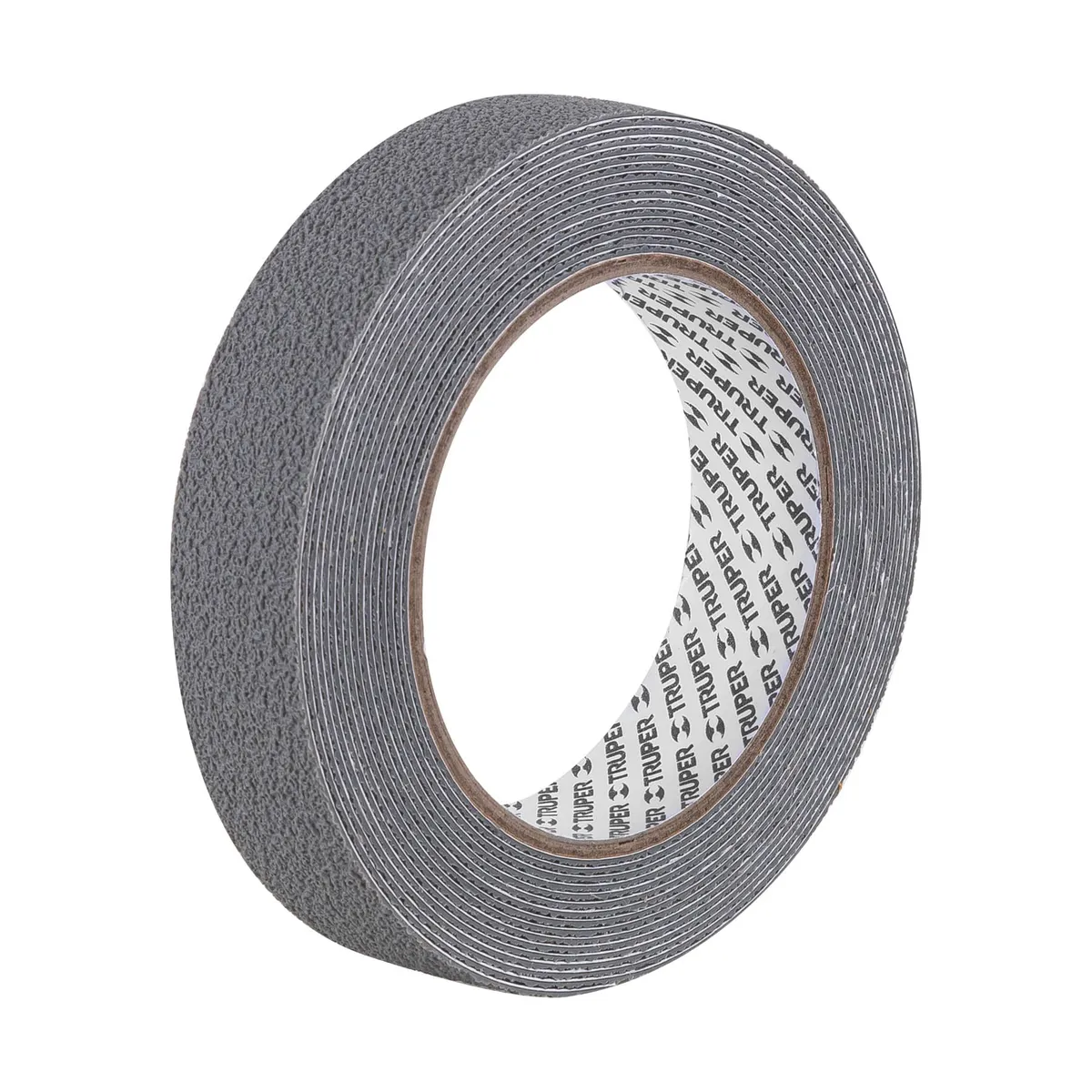 TRUPER - Rollo de 5 m cinta antiderrapante 50mm gris p/áreas húmedas, Truper