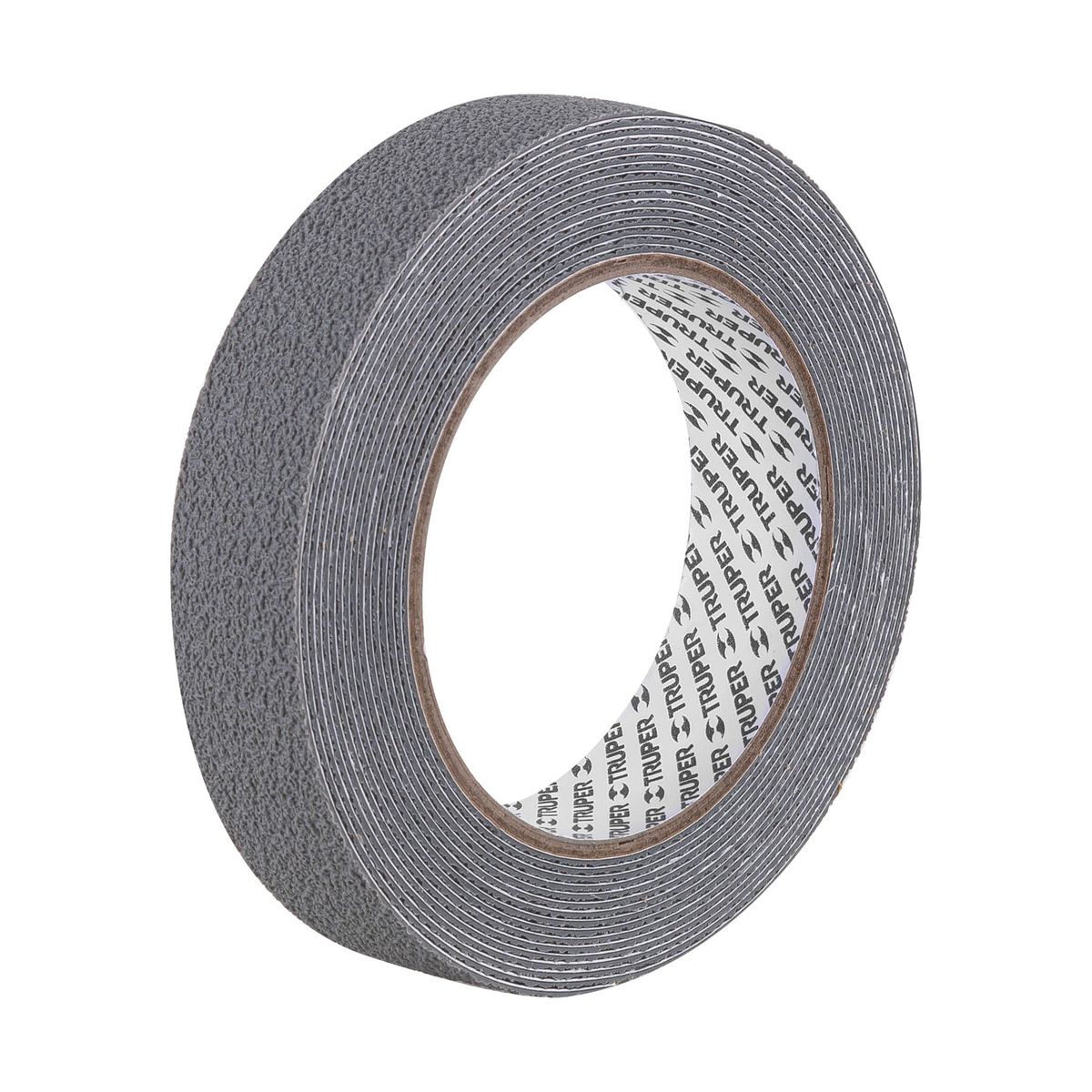 TRUPER - Rollo de 5 m cinta antiderrapante 50mm gris p/áreas húmedas, Truper