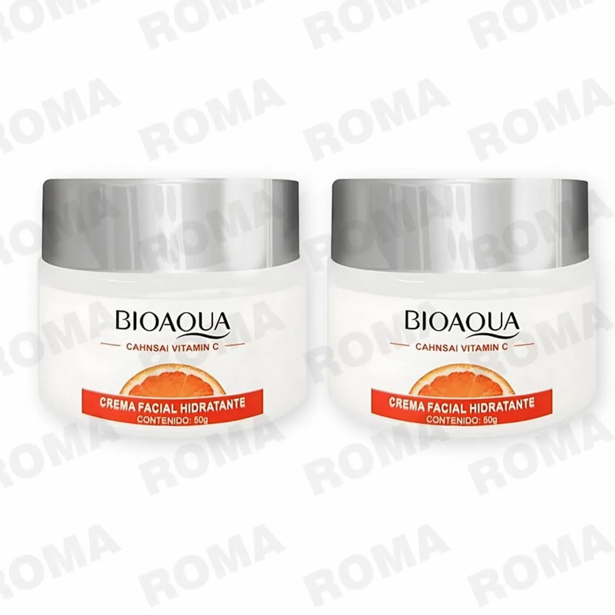 BIOAQUA - PACK 2 CREMA FACIAL HIDRATANTE VITAMINA C BIOAQUA 100G