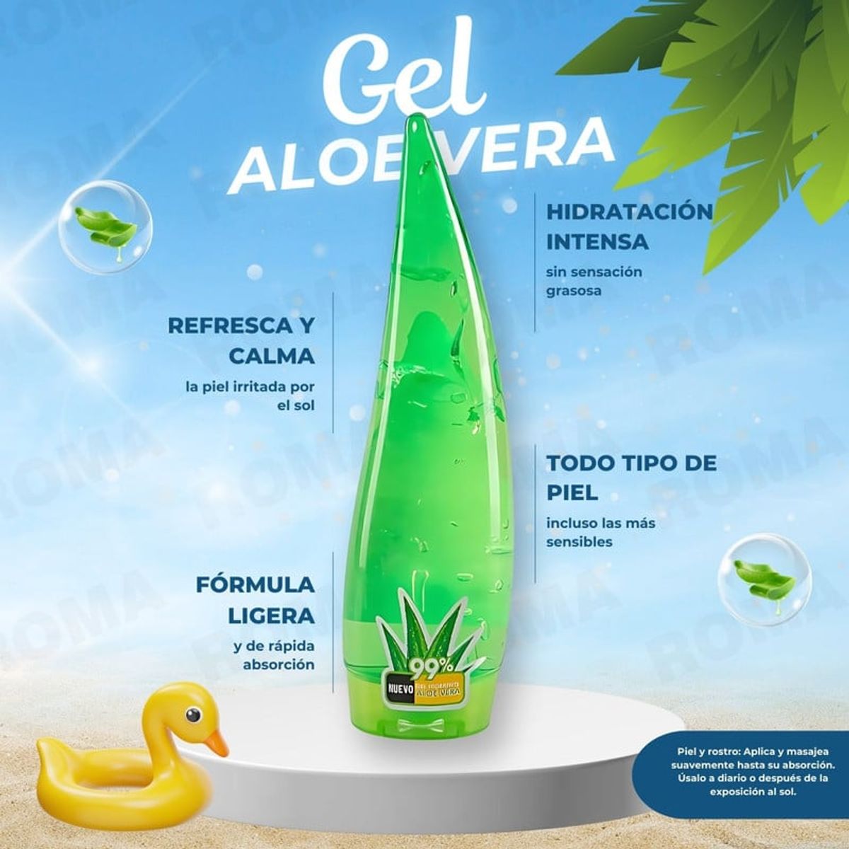 GENERICO - GEL HIDRATANTE ALOE VERA P&W 150ML