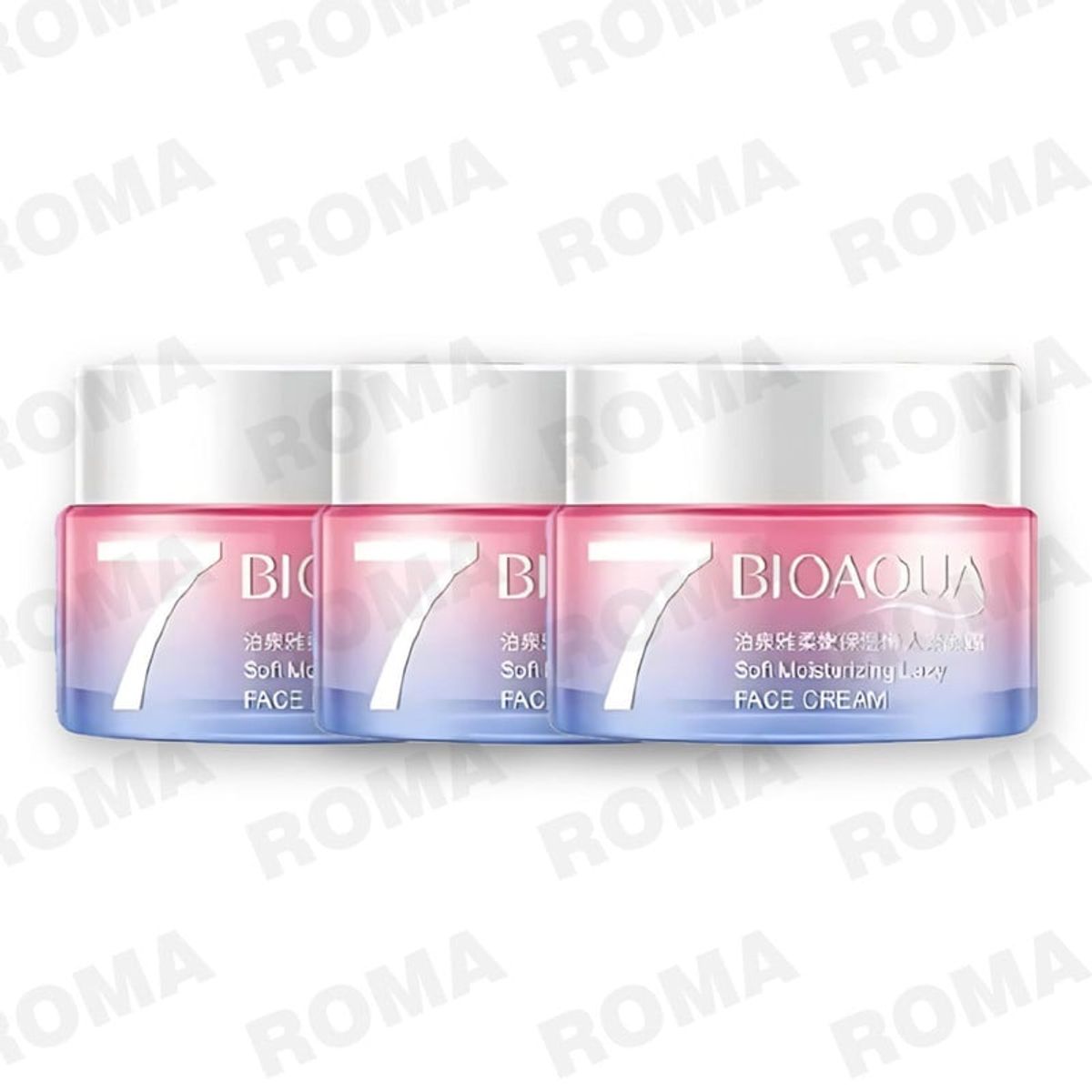 BIOAQUA - PACK 3 CREMA HIDRATANTE VEGANA V7 BIOAQUA 150G