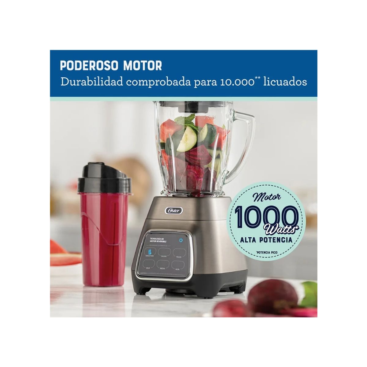 OSTER - Licuadora Oster® Tecnología Reversible BLSTPYG1312XBG