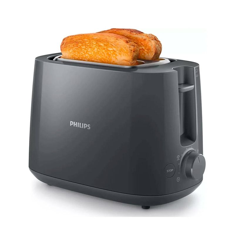 PHILIPS - Tostadora Philips HD2581 2 panes negro