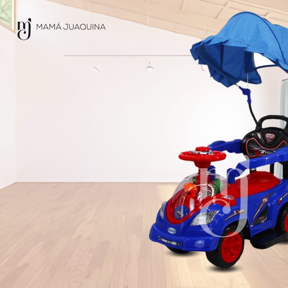 BABY - Correpasillo Guiador a Batería «TOKUMBO PRO II» Blue