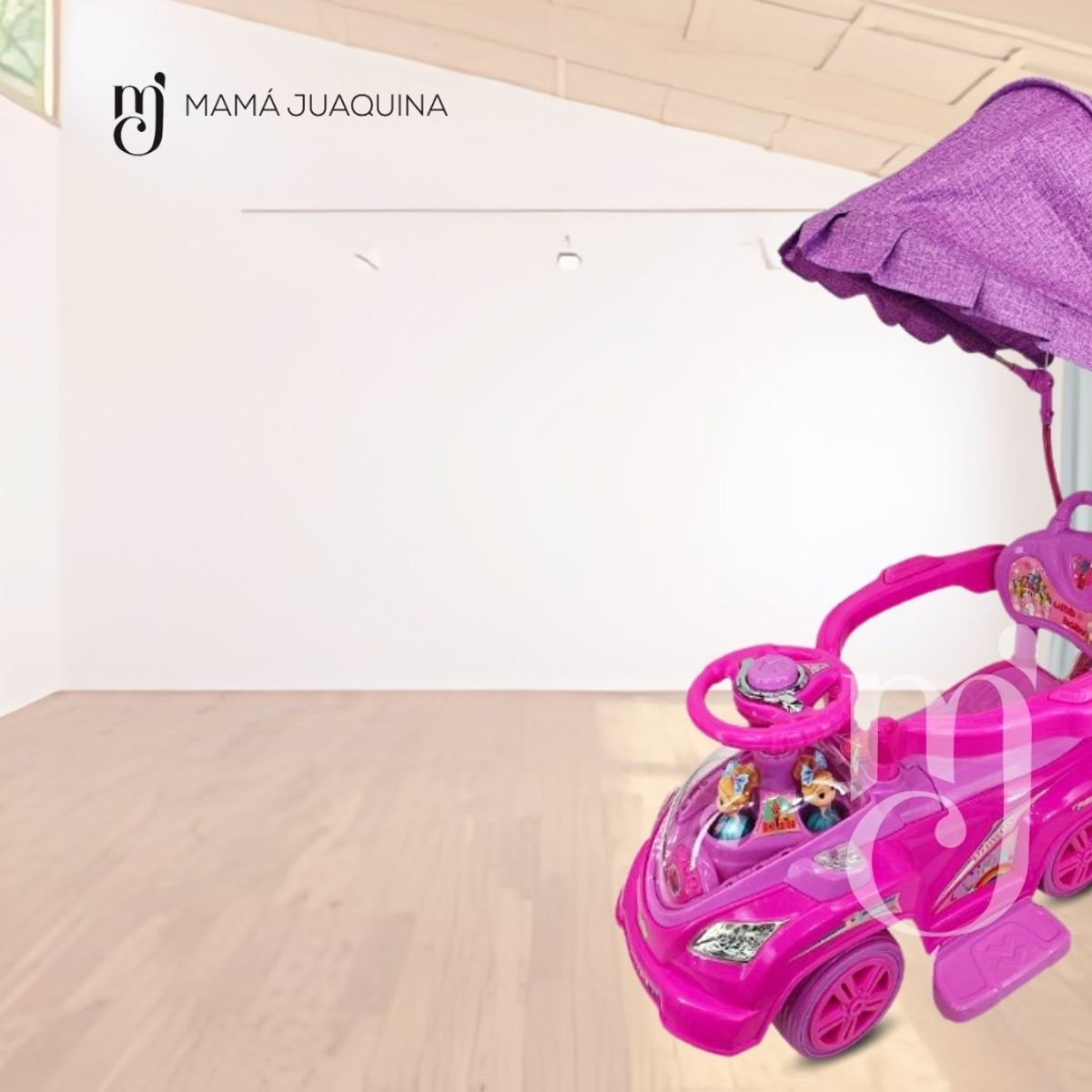 BABY - Correpasillo Guiador a Batería «TOKUMBO PRO II» Fucsia