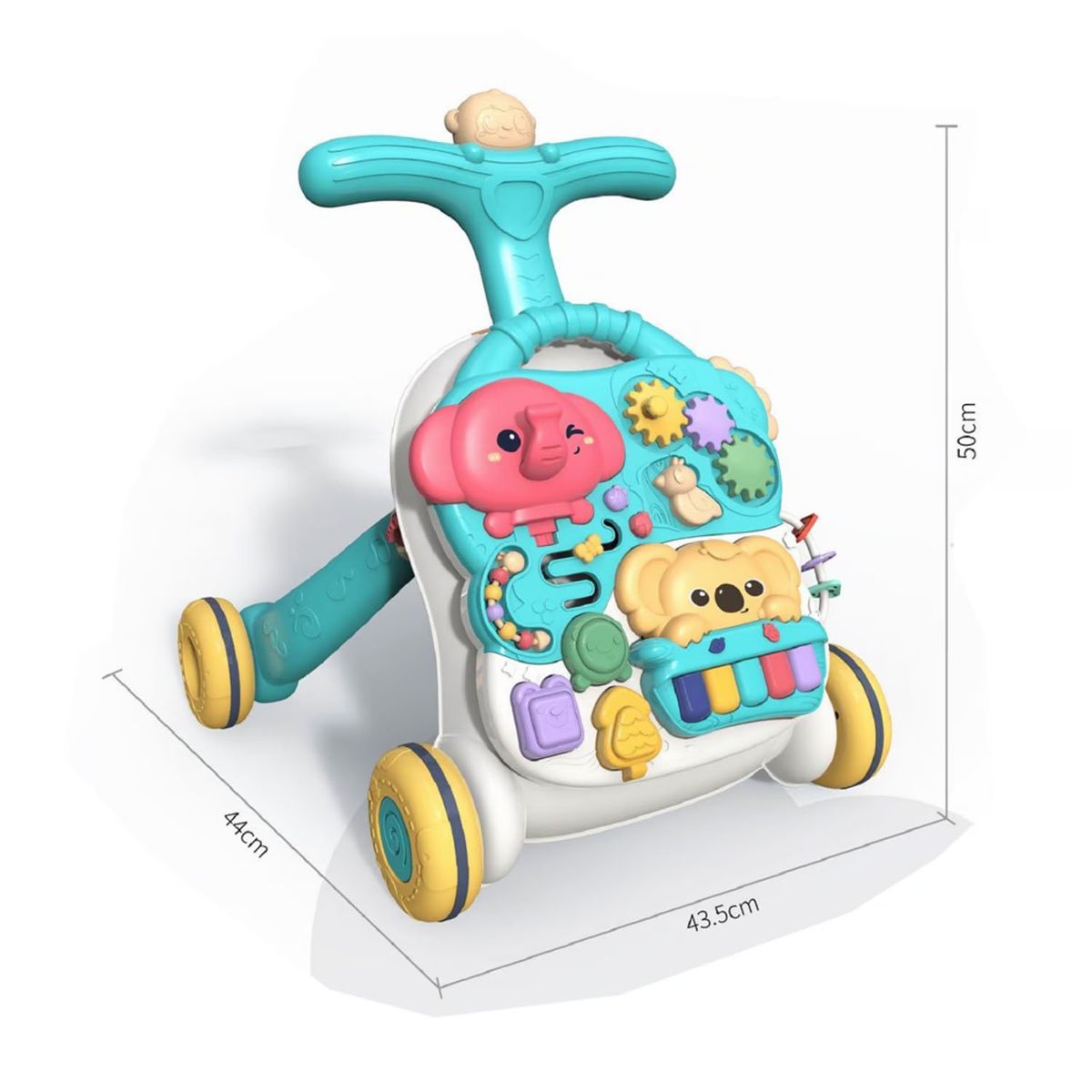 IDEAL - Caminador Bebe con Centro de Actividades 3 en 1 Elefante