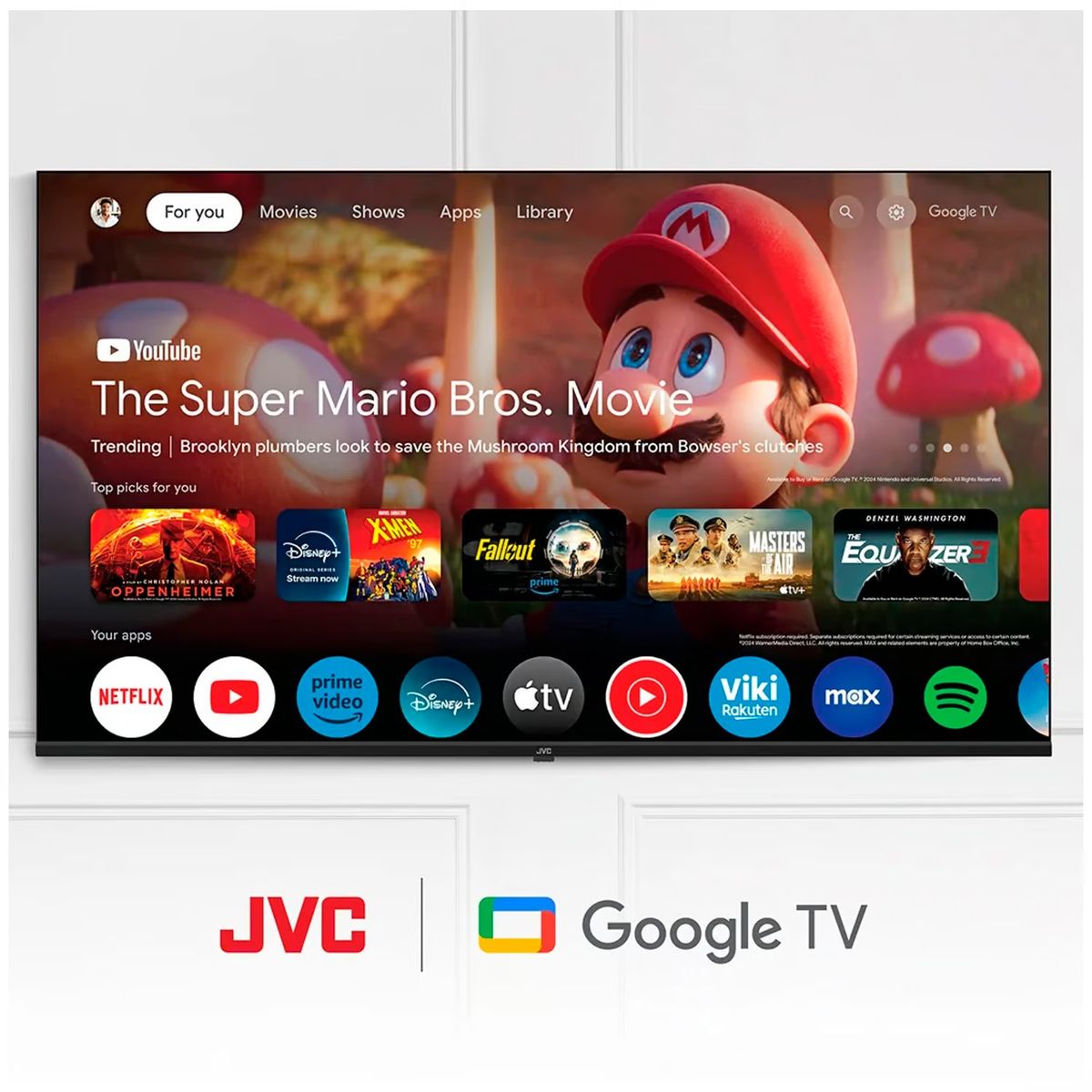 GENERICO - TELEVISOR JVC 50 UHD 4K GOOGLE TV LT-50KB538
