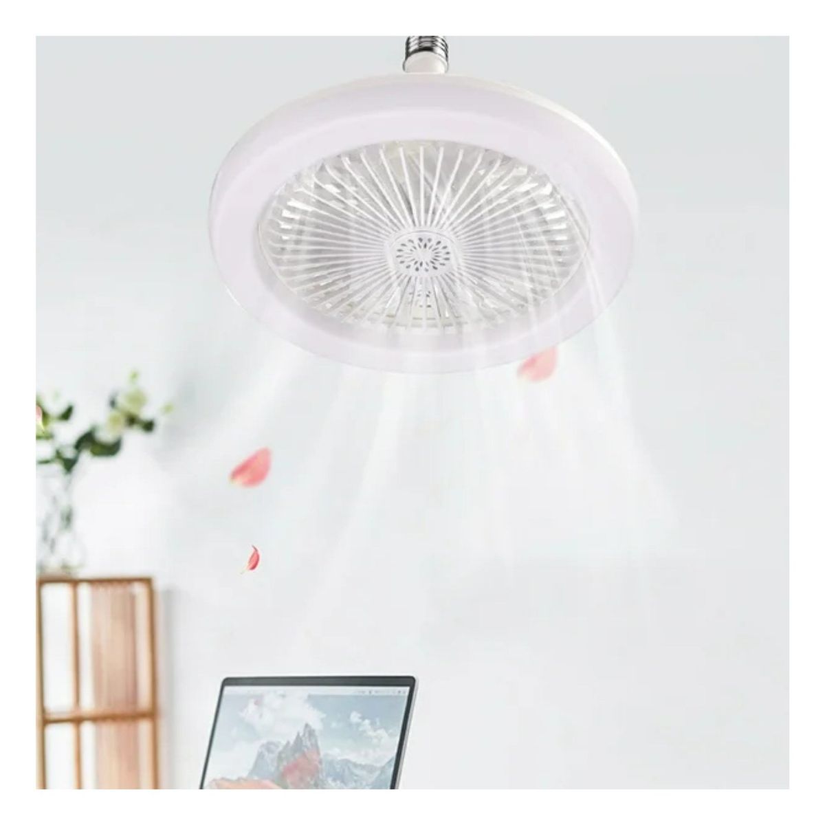 HOME LIGHT - Foco LED Tricolor ventilador 24w E27 Home Light