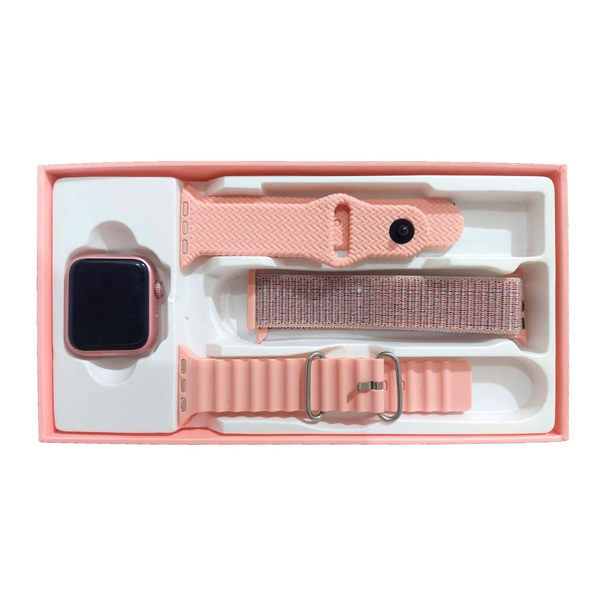 EWTTO - Smartwatch Ewtto ET-K6990 Mini Rosado 3 Correas Intercambiables