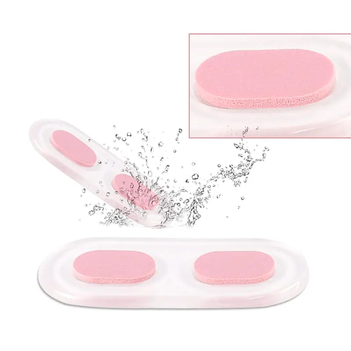 GENERICO - Almohadillas gel suave zapatos calzado relleno x6