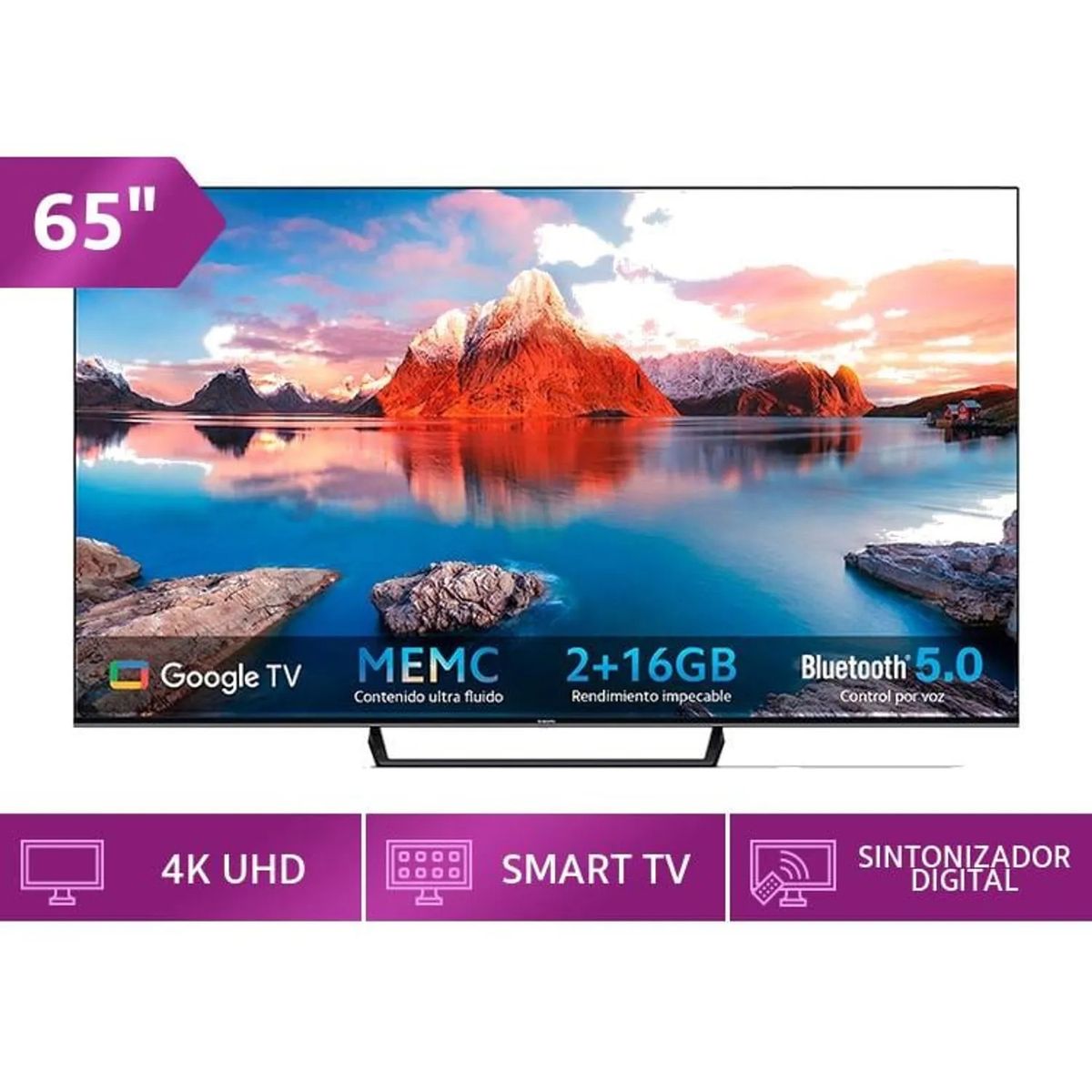 XIAOMI - TELEVISOR XIAOMI LED UHD 4K 65 SMART TV A PRO GOOGLE TV