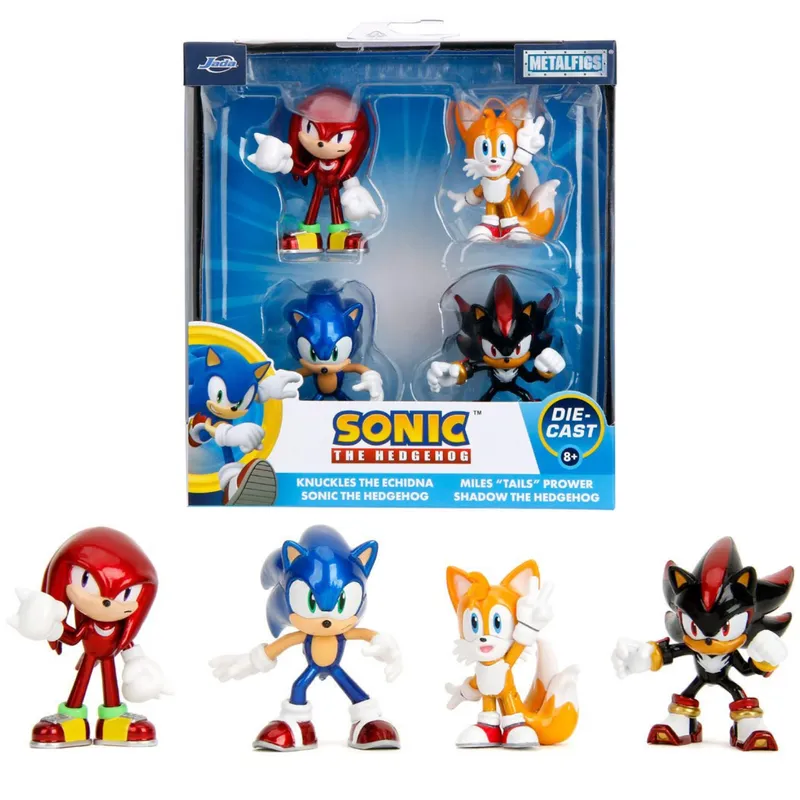 JADA TOYS - Sonic the Hedgehog - MetalFigs Die Cast 4 Pack Shadow Tails