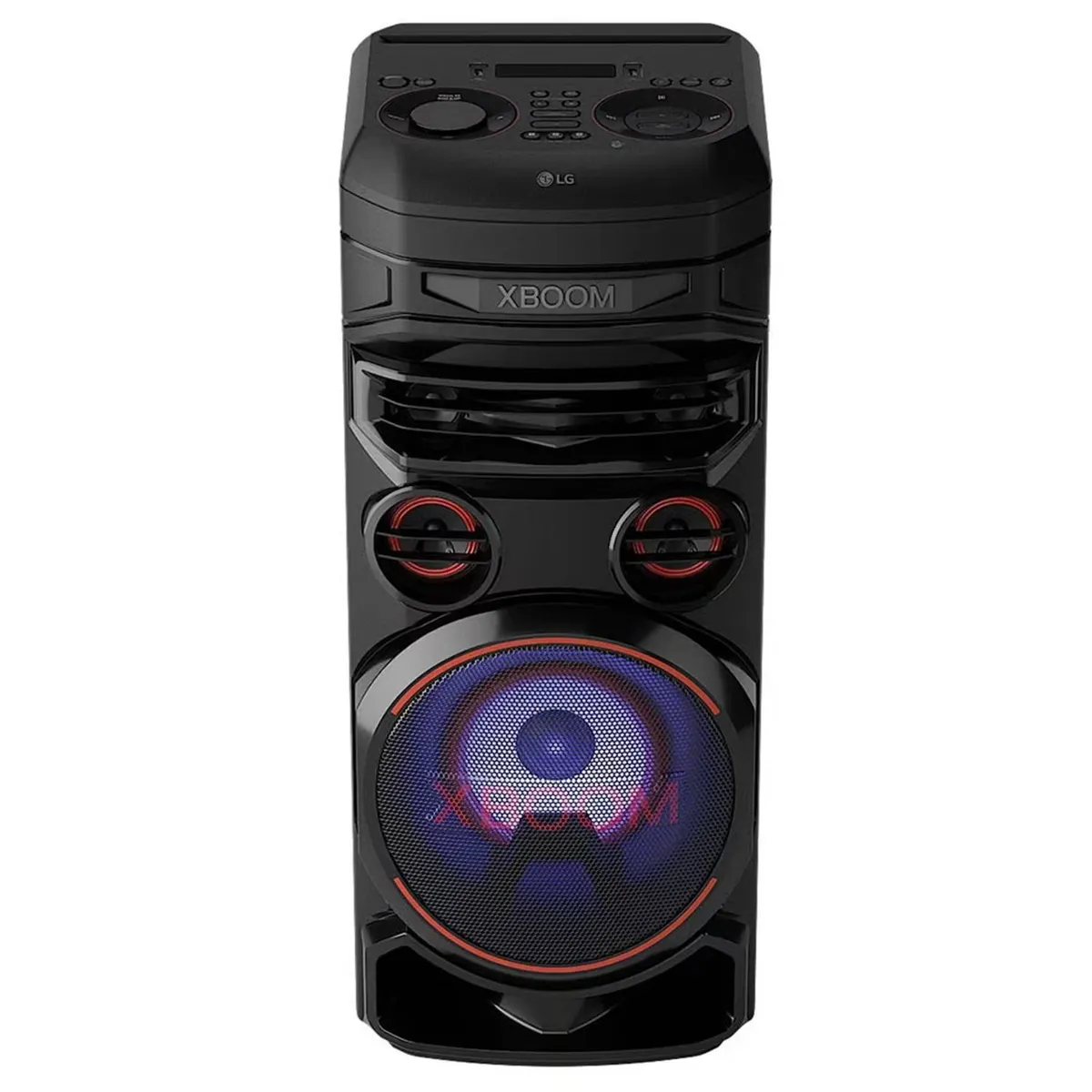LG - TORRE DE SONIDO LG XBOOM RNC7 BLUETOOTH KARAOKE MAS MICROFONO - NEGRO