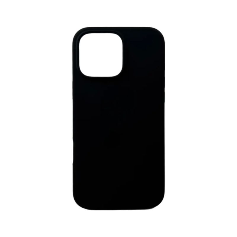 OEM - Silicone Case Funda iPhone 16 Pro Max Negro