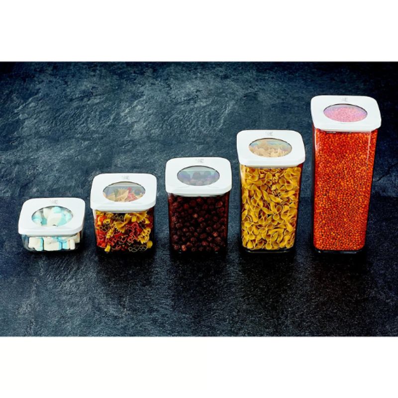 VIP AHMET - Contenedor de almacenamiento cuadrados, set de 5 piezas
