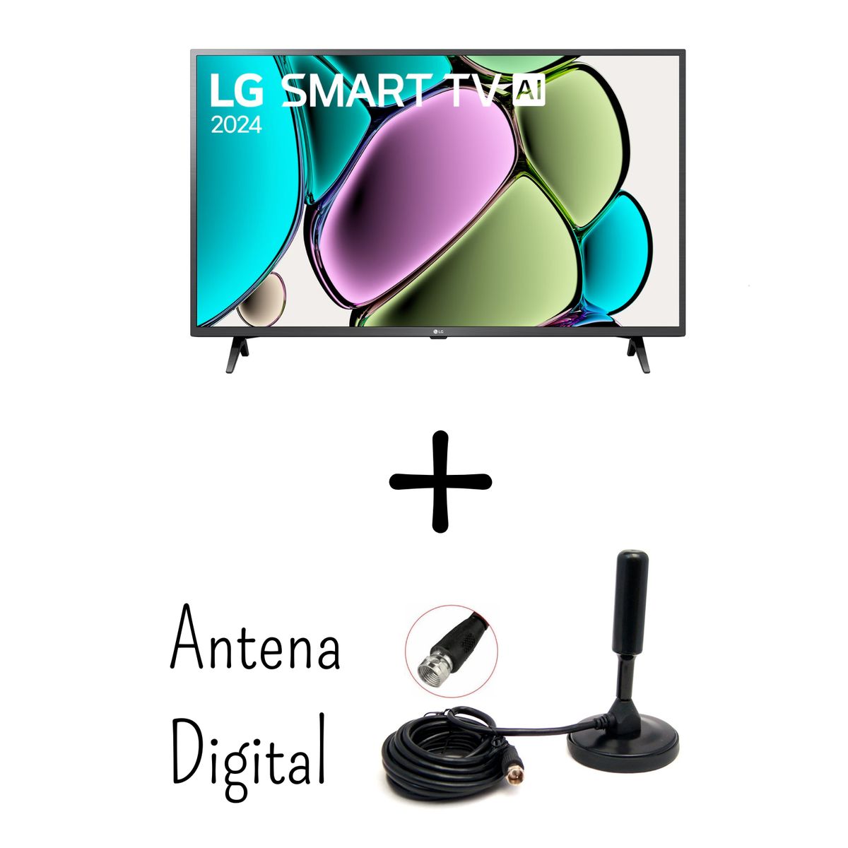 LG - Televisor LG 43 Pulgadas FHD WebOS 43LR6000PSA + Antena Digital (2024)