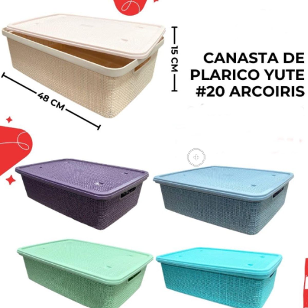 GENERICO - Canasta de Tipo yute