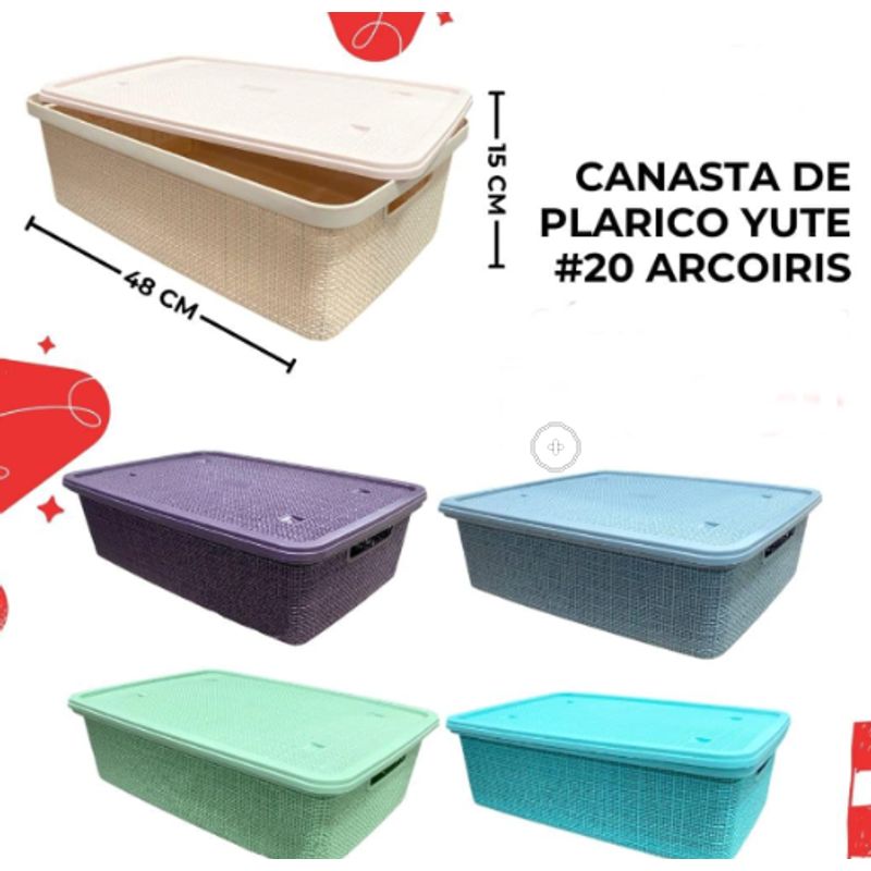 GENERICO - Canasta de tipo yute