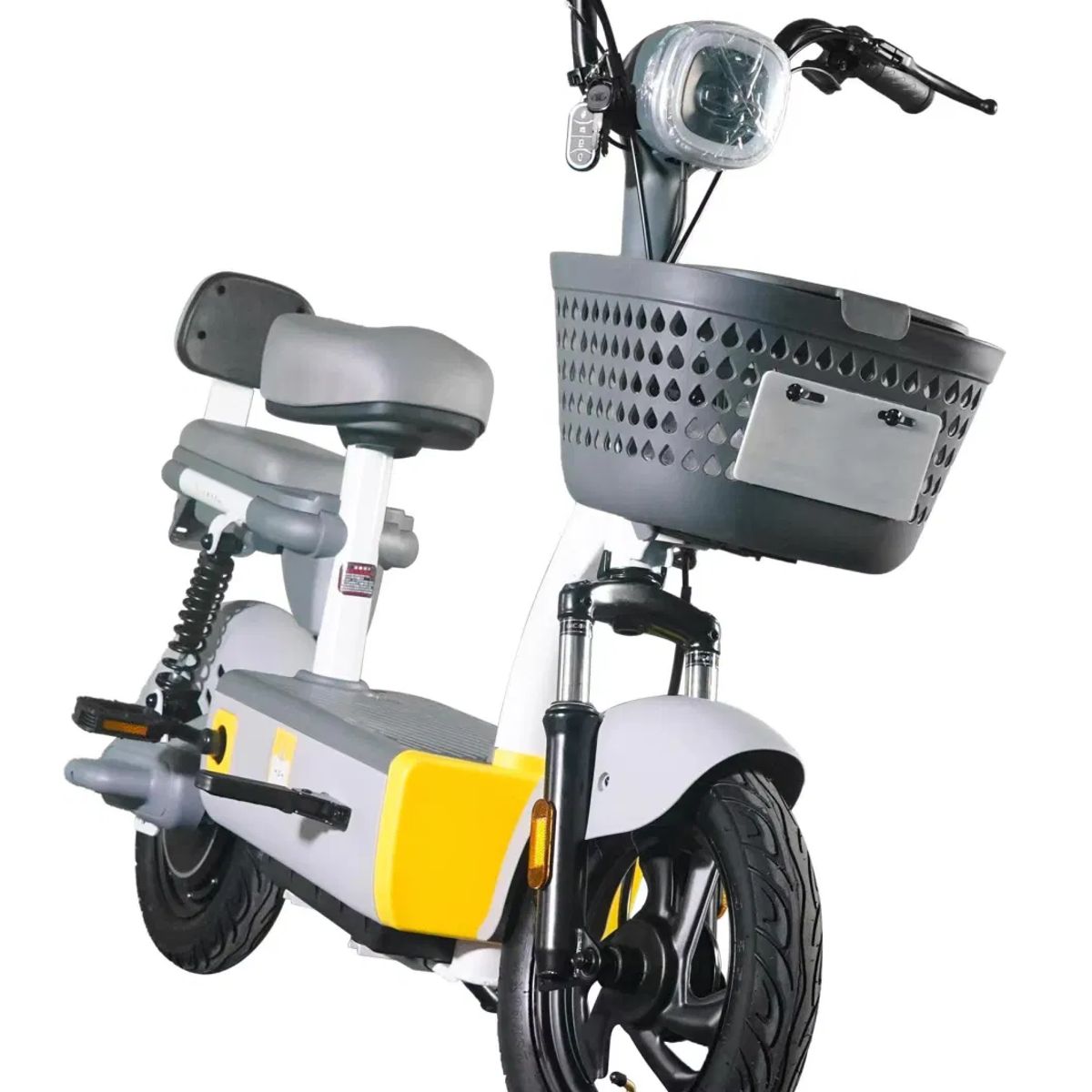 GENERICO - Bicimoto Eléctrica Pro Gris 500W, Rendimiento De 45 a 65 Km