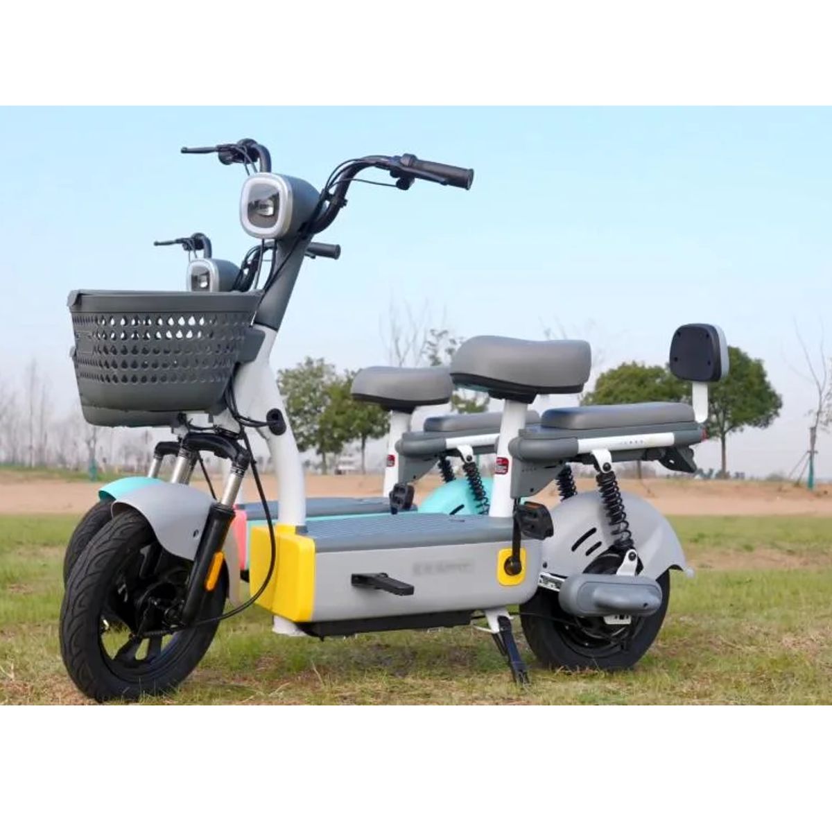 GENERICO - Bicimoto Eléctrica Pro Gris 500W, Rendimiento De 45 a 65 Km
