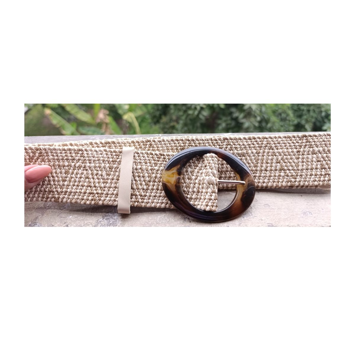 GENERICO - Cinturon Trenzado Estirable para Mujer 100cm  Duty Multicolor